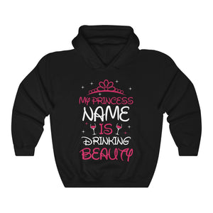 Drinking Beauty Princess Women Hoodie Hooded Sweatshirt
