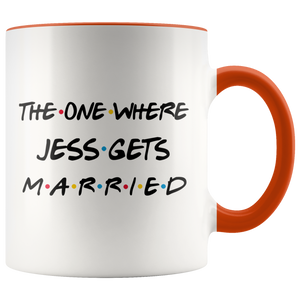 The One Where Jess Gets Married Colored Coffee Mug (11 oz)