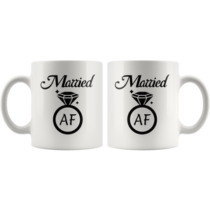 Married AF - Happy Marriage Coffee Mug (11 oz)