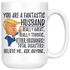 Funny Fantastic Husband Trump President Coffee Mug (15 oz)