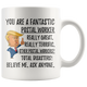 Funny Fantastic Postal Worker Coffee Mug, Trump Gifts, Best Postal Worker Birthday Gift, Postal Worker Christmas Graduation Gift