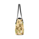 Butterflies With Flowers And Plants  Leather Tote Bag - Freedom Look