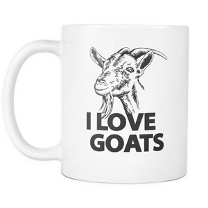 Goat Head Coffee Mug - I Love My Goat - I Like Goats - Goat Owner Gifts - 3D Goat - Got Goats - Great Gift For Goat Mama Dad Mom Lady (11 oz) - Freedom Look