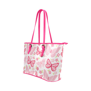 Butterflies Leather Tote Bags - Freedom Look