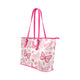 Butterflies Leather Tote Bags - Freedom Look