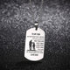 To My Son & To My Daughter Pendant Necklace - Freedom Look