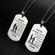 To My Son & To My Daughter Pendant Necklace - Freedom Look