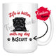 Personalized Affenpinscher Dog Mom Dad Mug, Custom Dog's Name Gift