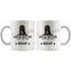 Personalized Afghan Hound Dog Mom Dad Mug, Custom Dog's Name Gift