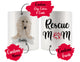 Personalized Afghan Hound Dog Rescue Mom Dad Mug, Best Dog Owner Gift