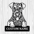 Personalized Airedale Terrier Metal Sign, Dog Owner Wall Art, Memorial Gift