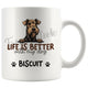 Personalized Airedale Terrier Dog Mom Dad Mug, Custom Dog's Name Gift
