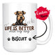 Personalized Airedale Terrier Dog Mom Dad Mug, Custom Dog's Name Gift