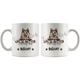 Personalized Akita Dog Mom Dad Mug, Custom Dog's Name Gift