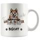 Personalized Akita Dog Mom Dad Mug, Custom Dog's Name Gift