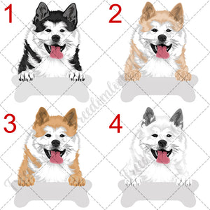 Personalized Akita Inu Dog Mom Dad Mug, Funny Dog Owner Gift