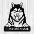 Personalized Alaskan Malamute Metal Sign, Dog Owner Wall Art, Memorial Gift