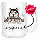 Personalized Alaskan Malamute Dog Mom Dad Mug, Custom Dog's Name Gift