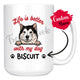 Personalized Alaskan Malamute Dog Mom Dad Mug, Custom Dog's Name Gift