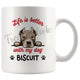 Personalized American Bull Terrier Dog Mom Dad Mug, Custom Dog's Name Gift