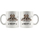 Personalized American Bull Terrier Dog Mom Dad Mug, Custom Dog's Name Gift