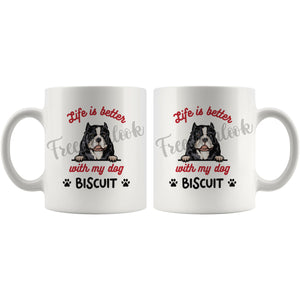 Personalized American Bully Dog Mom Dad Mug, Custom Dog's Name Gift