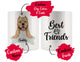 Personalized American Bully Dog Rescue Mom Dad Mug, Best Dog Owner Gift