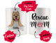 Personalized American Bully Dog Rescue Mom Dad Mug, Best Dog Owner Gift