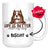 Personalized American Bully Dog Mom Dad Mug, Custom Dog's Name Gift