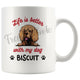 Personalized American Cocker Spaniel Dog Mom Dad Mug, Custom Dog's Name Gift