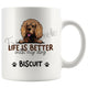 Personalized Cocker Spaniel Dog Mom Dad Mug, Custom Dog's Name Gift