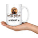 Personalized Cocker Spaniel Dog Mom Dad Mug, Custom Dog's Name Gift