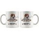 Personalized American Foxhound Dog Mom Dad Mug, Custom Dog's Name Gift