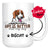 Personalized American Foxhound Dog Mom Dad Mug, Custom Dog's Name Gift