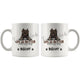 Personalized American Pitbull Dog Mom Dad Mug, Custom Dog's Name Gift