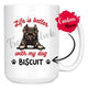 Personalized American Pitbull Dog Mom Dad Mug, Custom Dog's Name Gift