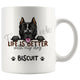 Personalized American Staffordshire Terrier Dog Mom Dad Mug, Custom Dog's Name