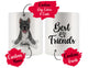 Personalized American Staffordshire Terrier Rescue Mom Dad Mug, Dog Owner Gift