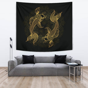 Pisces Zodiac Tapestry - Living Room Bedroom Art Wall Decor Birthday Gift