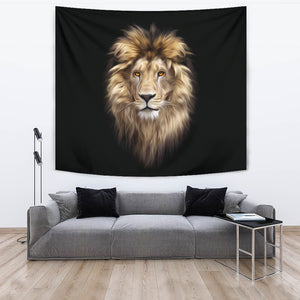 Black Lion Tapestry - Freedom Look