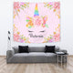 Victoria - Personalized Unicorn Tapestry