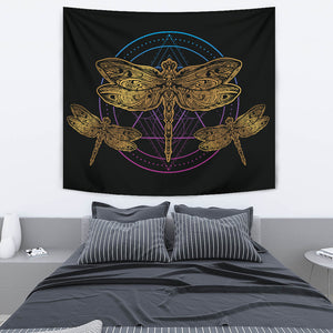 Golden Dragonfly Tapestry - Freedom Look