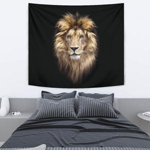 Black Lion Tapestry - Freedom Look