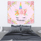 Victoria - Personalized Unicorn Tapestry