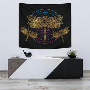 Golden Dragonfly Tapestry - Freedom Look