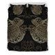 Two Golden Sea Turtle Bedding Set