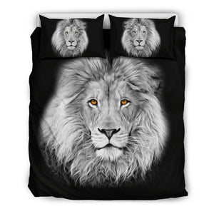 Black & White Lion Bedding Set - Freedom Look