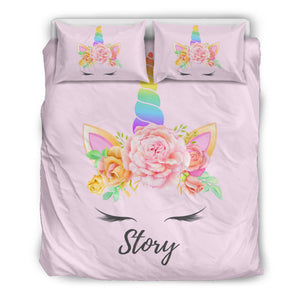 Story - Personalized Unicorn Bedding Duvet Cover
