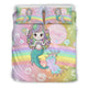 Maya - Personalized Mermaid Bedding Cover Set