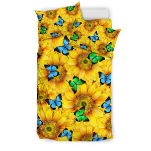 Sunflower Butterfly Bedding Cover Sets